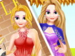 Modelul de revistă de modă Rapunzel