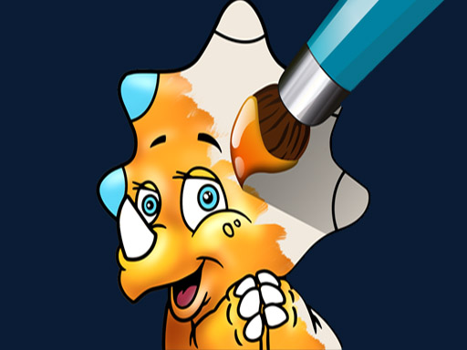 Imaginea Carte de colorat cu dinozauri