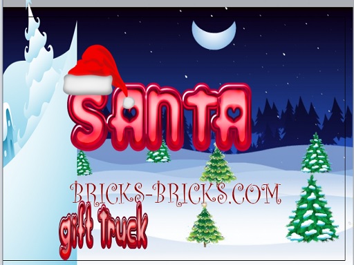 Imaginea Camion cu livrare cadouri Moș Crăciun